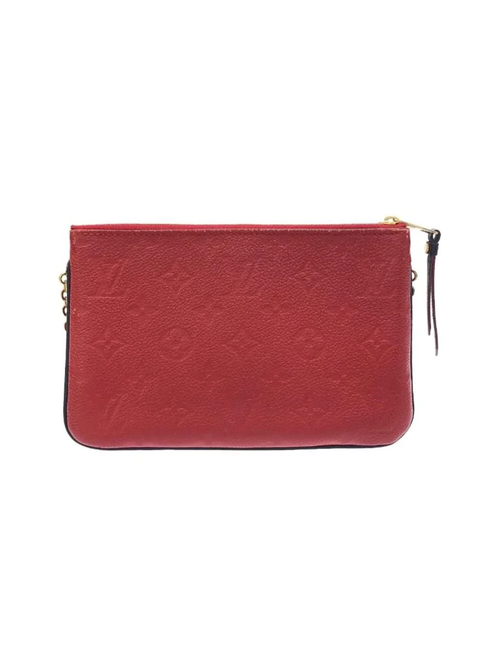 Louis Vuitton Monogram Empreinte Pochette Double Zip Shoulder